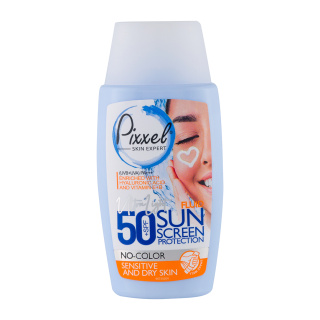 ضد آفتاب SPF50 پیکسل، پوست خشک و حساس (بی رنگ)